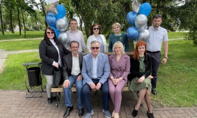 Именная скамейка ООО «Крок» в Городском парке Бреста!