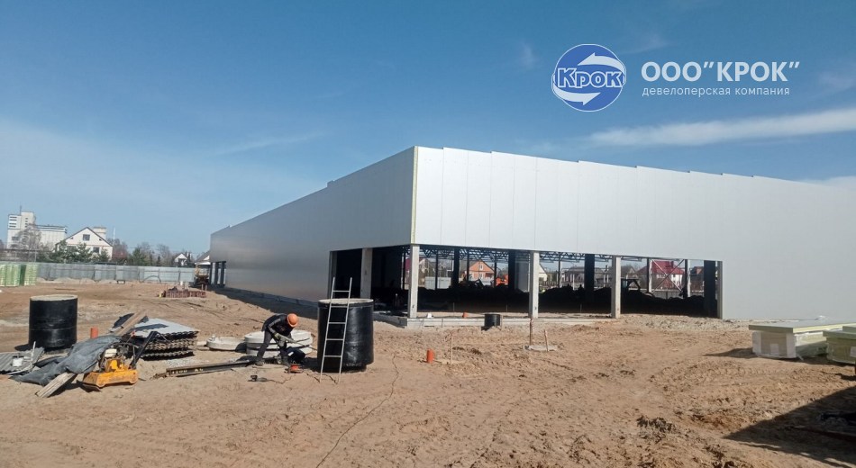 Строительство торгового центра г. Жабинка