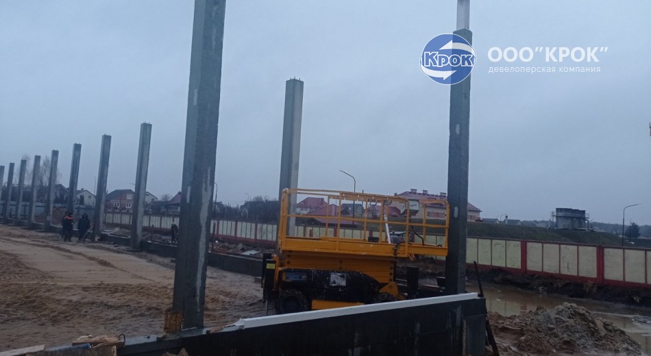 Строительство торгового центра г. Жабинка